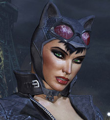 batman arkham city catwoman mesh
